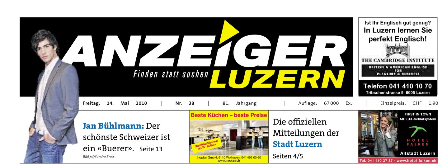 Anzeiger Luzern 14.5.2010