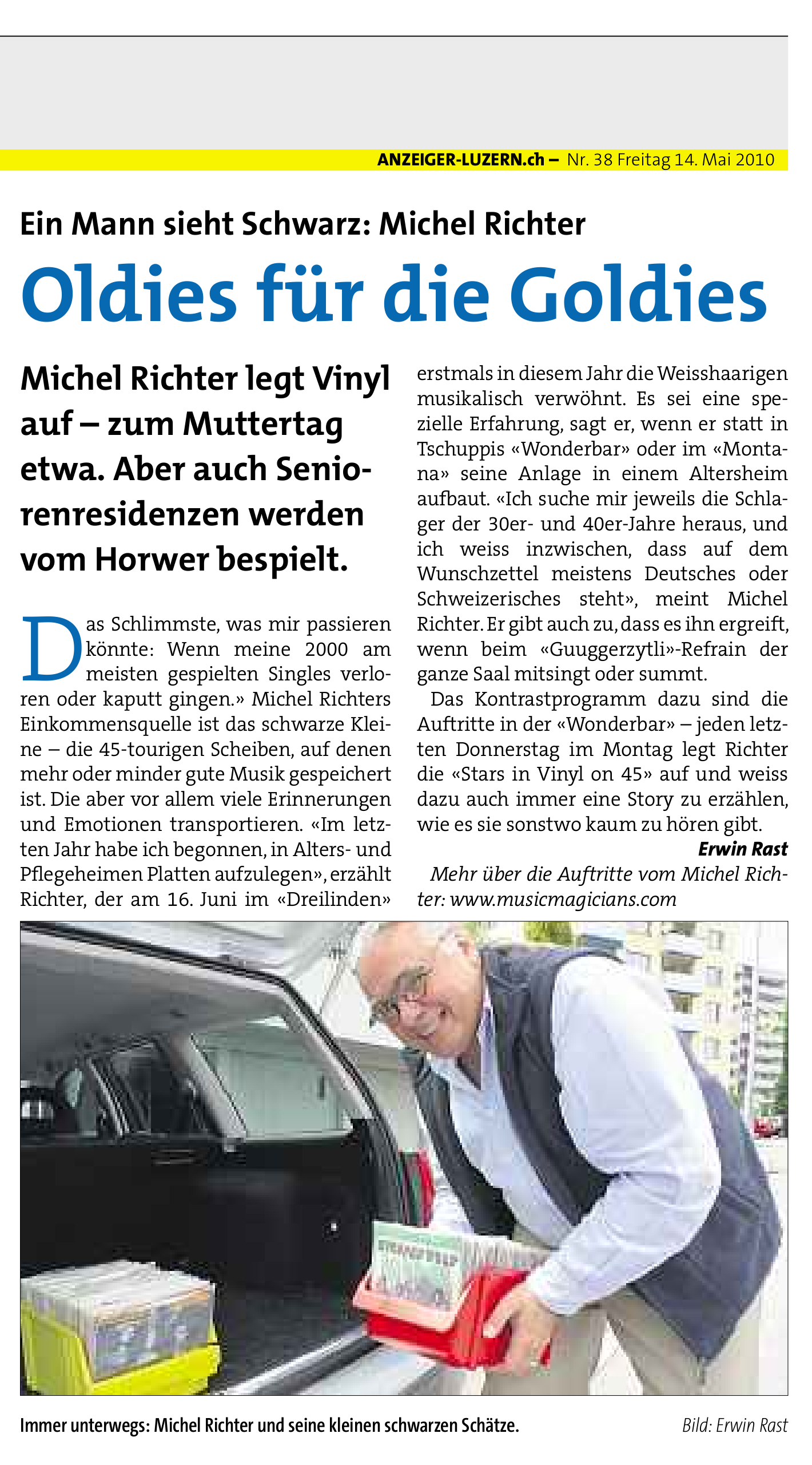 Oldies f&uuml;r Goldies