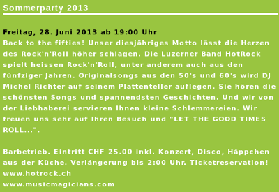 Sommerparty